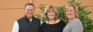 ABRAMS FOUNDATION BOARD THE ABRAMS FOUNDATION BOARD (FROM LEFT: SHANE PATZER, KYLE ABBOTT, TIFFANY PATZER)