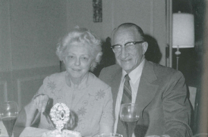 Leota and Talbert "Ted" at their 50th wedding anniversarry, January 15, 1973